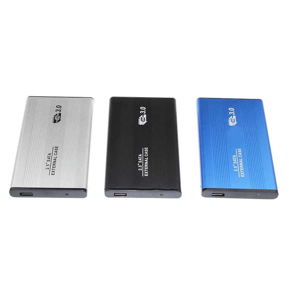2.5 Inch Notebook SATA HDD Case To Sata USB 3.0 SSD HD Hard Drive Disk External Storage Enclosure Box With USB 3.0 Cable external hard drive case