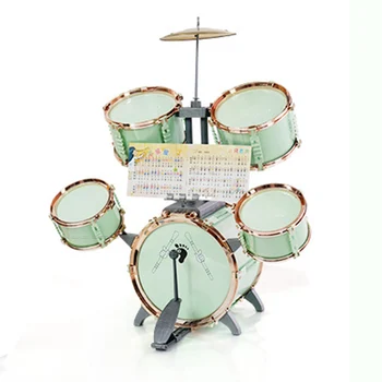 Children Drum Set Beginners Jazz Junior Drums Kit 5 Drums 1 Cymbal Performance Set Kids Practice Acoustic Musical Instruments