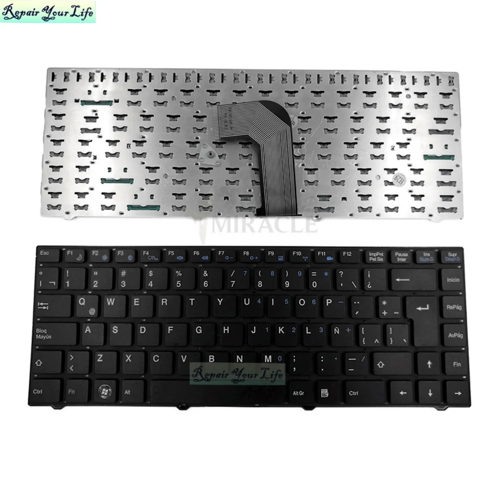 América Latina la Teclado Portátil para Lanix Neuron r 82b382 Lanix Neuron a v2 Neuron r 14 12c16la360w Mp12c16la-36041 Espanhol - Imagem 2