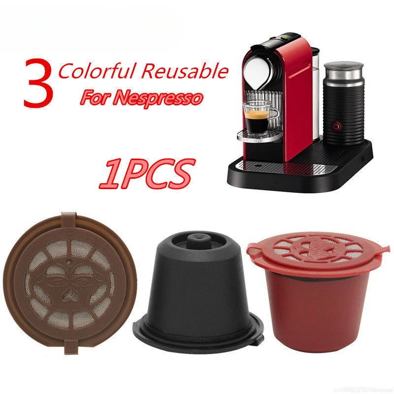 Cápsulas De café reutilizables para Nespresso, Herbruikbare, Hervulbare, Tassimo, Dolce Gusto, 1 unidad