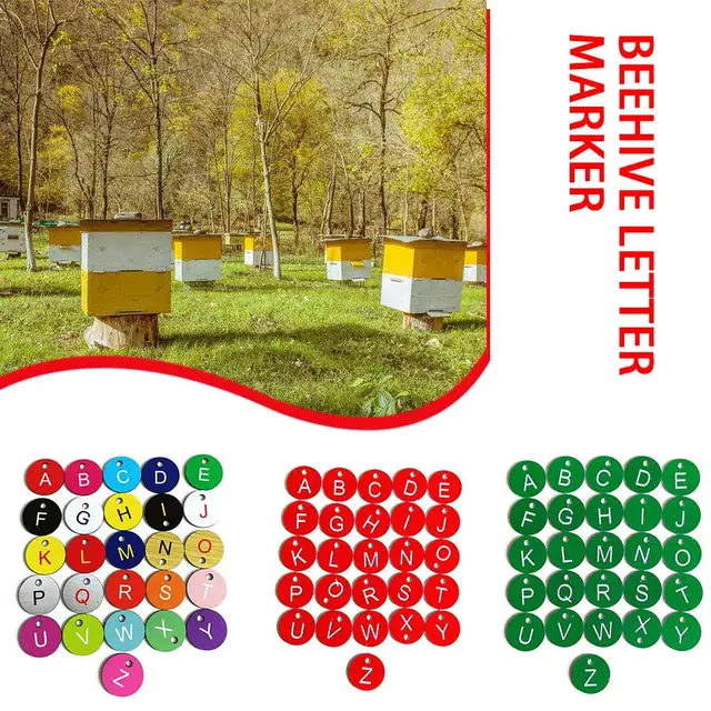 26 db/Set Abs Kerek Számozott Címkézés Tenyésztési Farm Méhkamage Méhészeti Doboz Szekvenciális Számok Állati Állattenyésztési Jelölők - Image 5