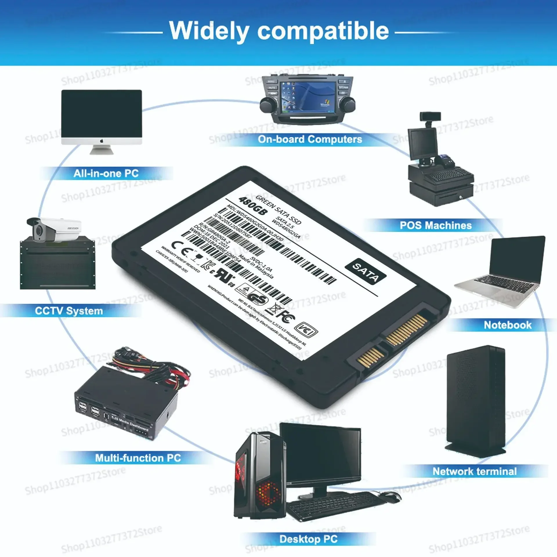 SSD Sata ָ Ʈ ϵ ̺ ũ, ƮϿ  ϵ ũ, Sata3, 2.5 ġ, 4TB, 2TB, 560 MB/S