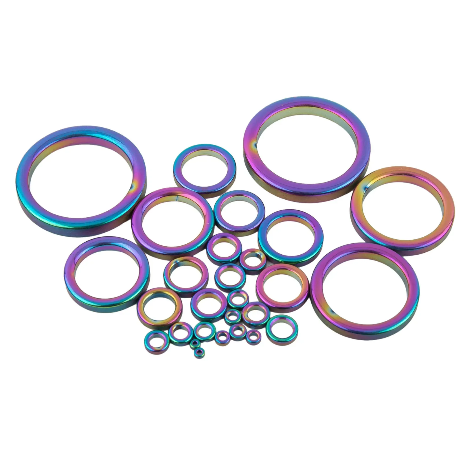 28pcs Ceramic Fishing Rod Wire Ring High Quaility O Ring Size 2#-30# Eye Ceramic Different Size Tip Repair Kit Fishing Tool