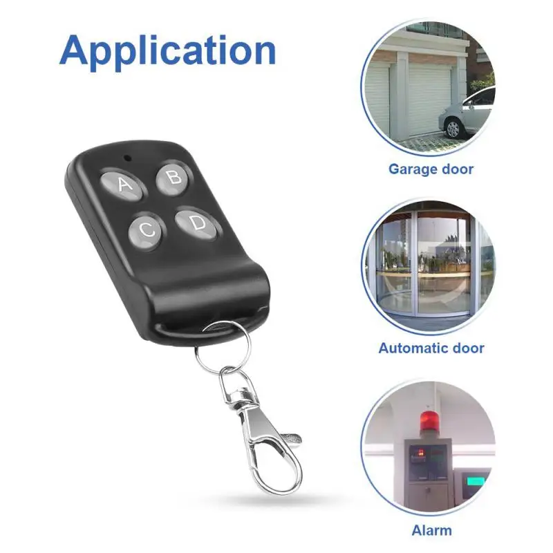 

433mhz 315mhz Remote Control 4 Key Garage Door Copy ControllersElectric Door Garage Door Rolling Door Wireless Remote Control
