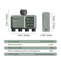 Tuya Wi-Fi + RF433 умный садовый спринклер, таймер воды, 4-выпускной фильтр с задержкой дождя, программируемый автоматический контроллер орошения — изображение 6