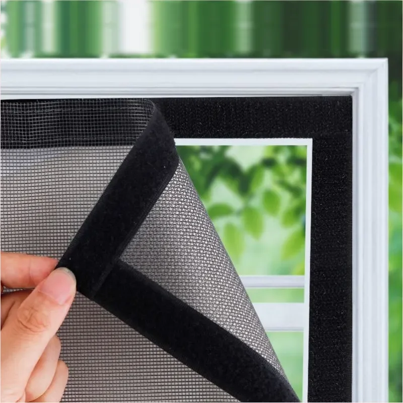 Anti Mosquito Screens Mosquito Gauze Mesh Window Screen Door Curtains Zipper style screen mesh self-adhesive screen window curtain mosquito proof door curtain simple installation window