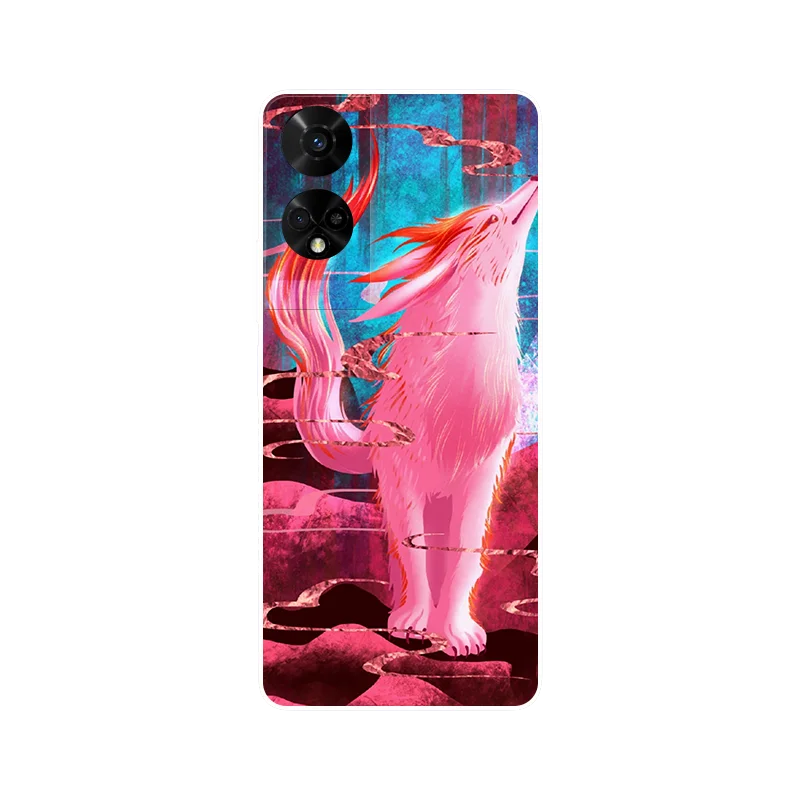 Panda Leaves Soft Silicone Phone Case - Bumper Back Cover