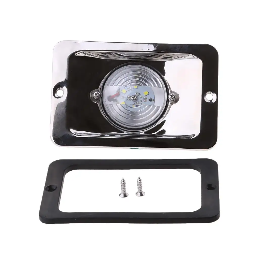 White LED Stern Navigation Underwater Lamp Corrosion Resistant Boat