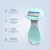 Portable Women's Safety 4-Blades Shaving Razor Female Body Face Bikini Underarm Hair Removal Manual Shaver Tool With Travel Box 6