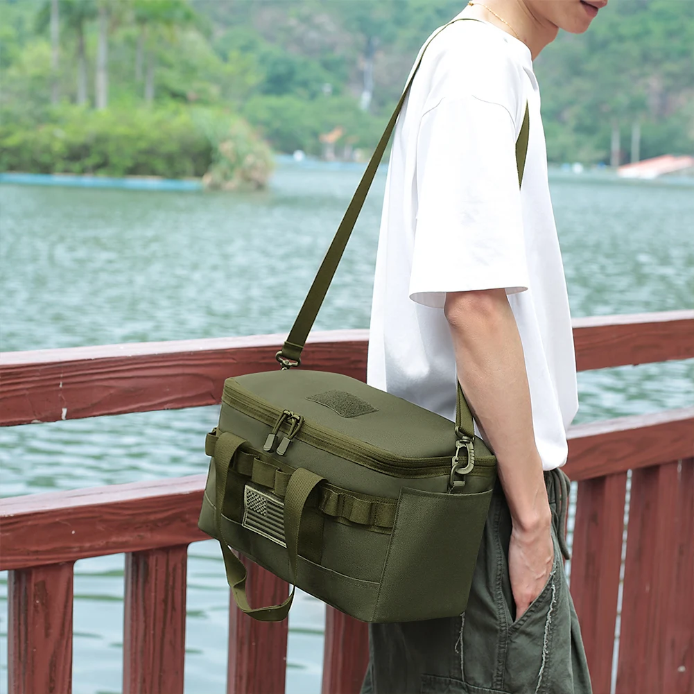 Outdoor Heavy Duty Lunch Bag Large Capacity Outdoor Picnic Bag Camping Cooler for Camping Picnic Beach Work Trip