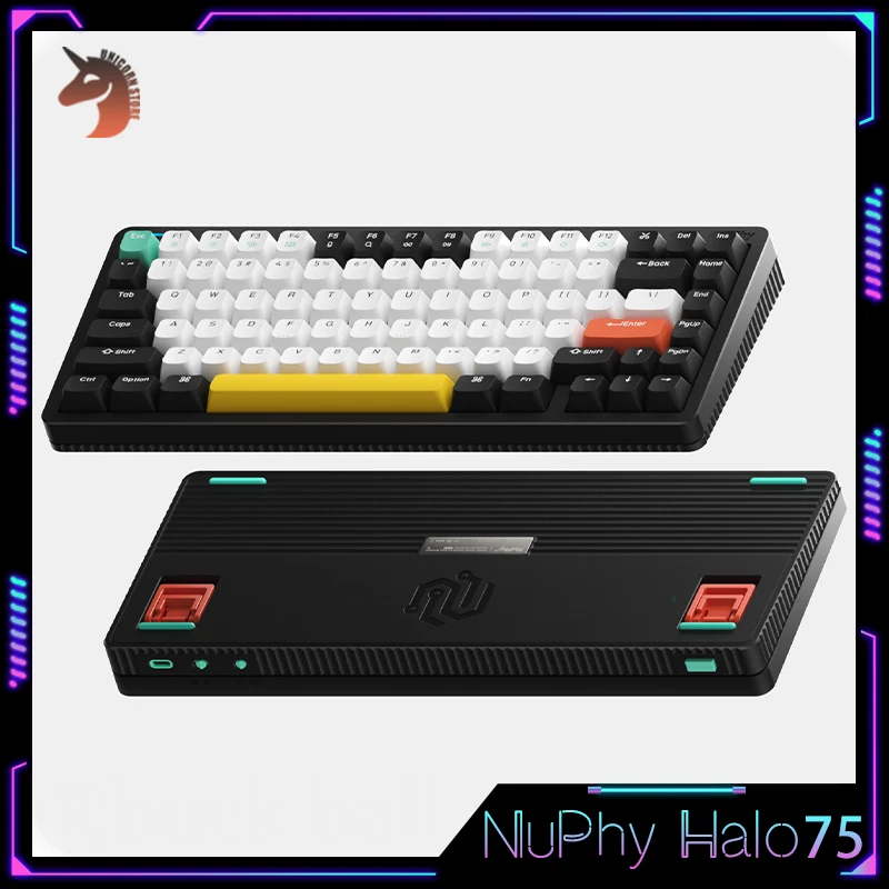 Nuphy Halo75 Mechanical Keyboard Wireless Gamer Keyboards 3mode 2.4G Bluetooth Keyboard Low