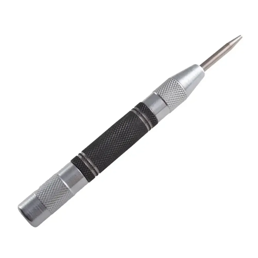 2PCS Automatic Center Punch HCS For Wood Metal Steel Aluminum Universal Adjustable Spring automatic center punch