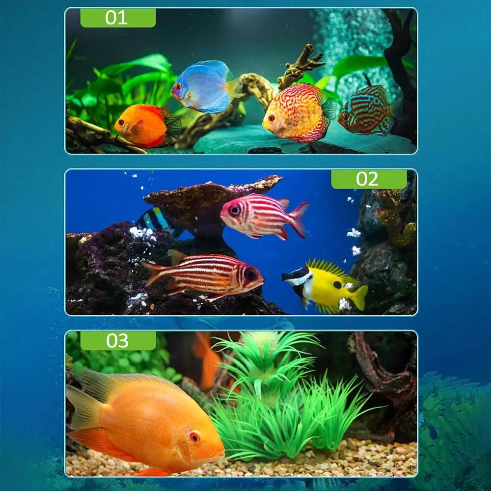 LED Aquarium Light For Plants 3 Color Reef Plant Fish Tank Light With Extendable Brackets Full Spectrum Reef Plant Fish Tank