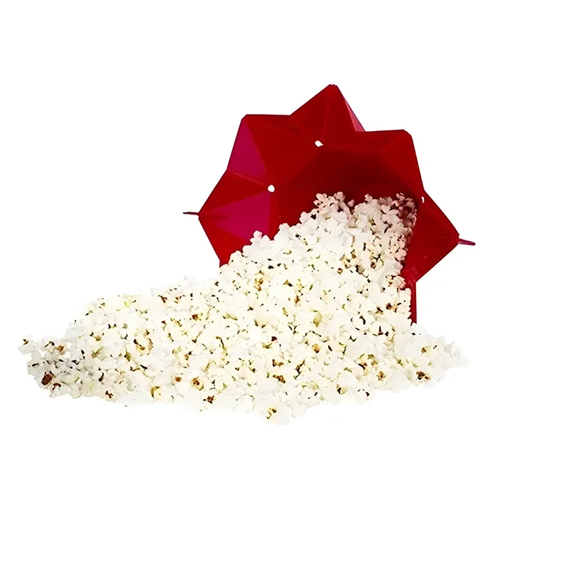 Foldable Silicone Popcorn Bowl 3