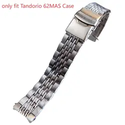 Vintage Style Automatic Watch Case with Bracelet & AR Domed Sapphire Glass - Stainless Steel Watch Parts - Fit ETA2824 PT5000 (Only strap)
