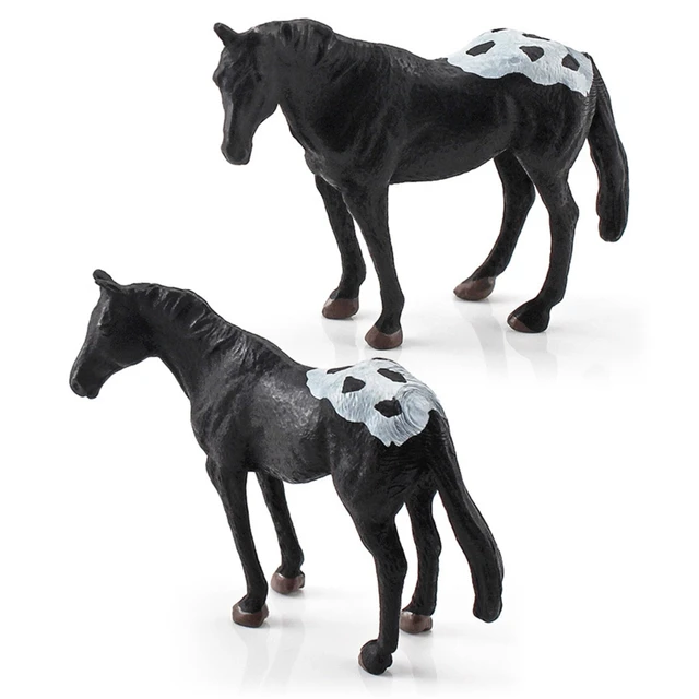 2-3inch Miniature World Famous Horse PVC Model Figure Thoroughbred Mare Interactive Realistic Statue Office Decor 4