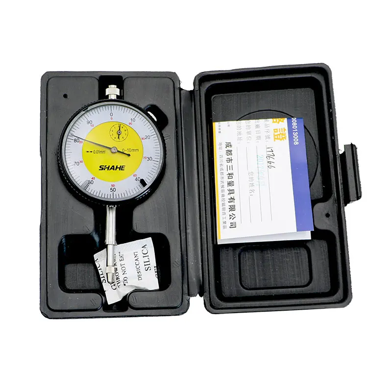 Anti-Vibration 0-10 mm Genauigkeit Mechanische Messuhr Testanzeige 0,01 mm Messuhr Messwerkzeug 