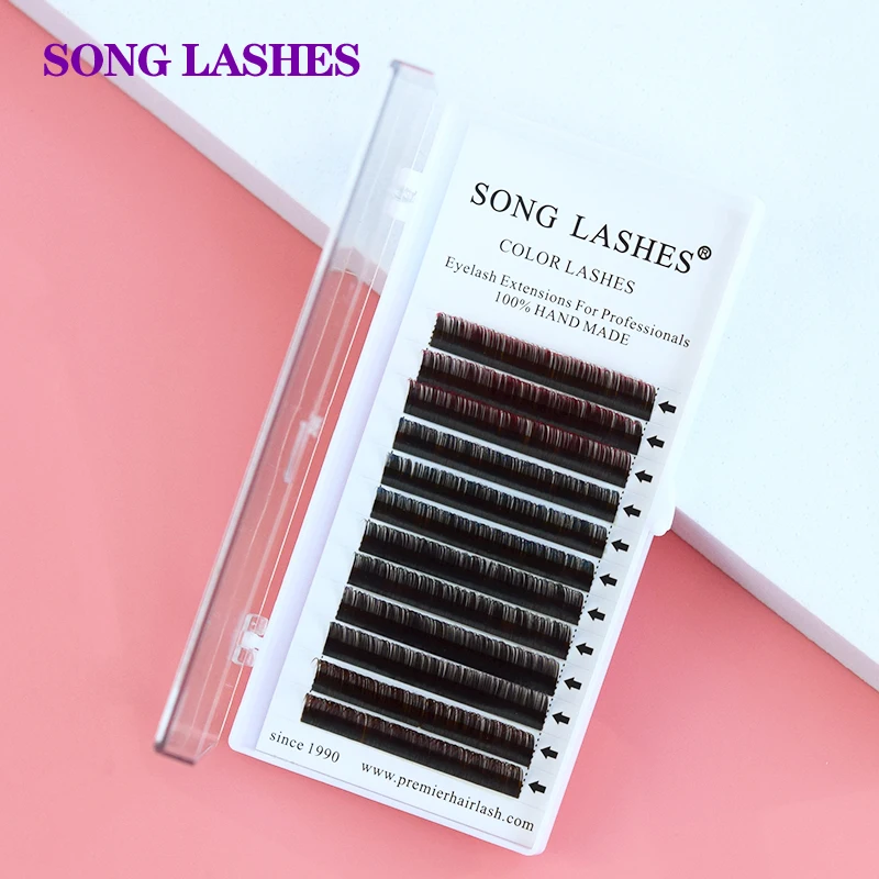 

SONG LASHES Color Gradient Gradually Lash High Quality Eyelash Extensions