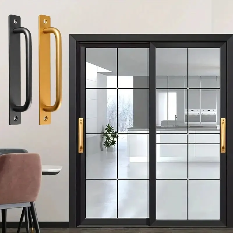 Metal Handles Cabinets Drawer Wardrobe Doors Hardware Aluminum Alloy Furniture Strip Door Handle Nordic Modern Minimalist door handles cabinet handles