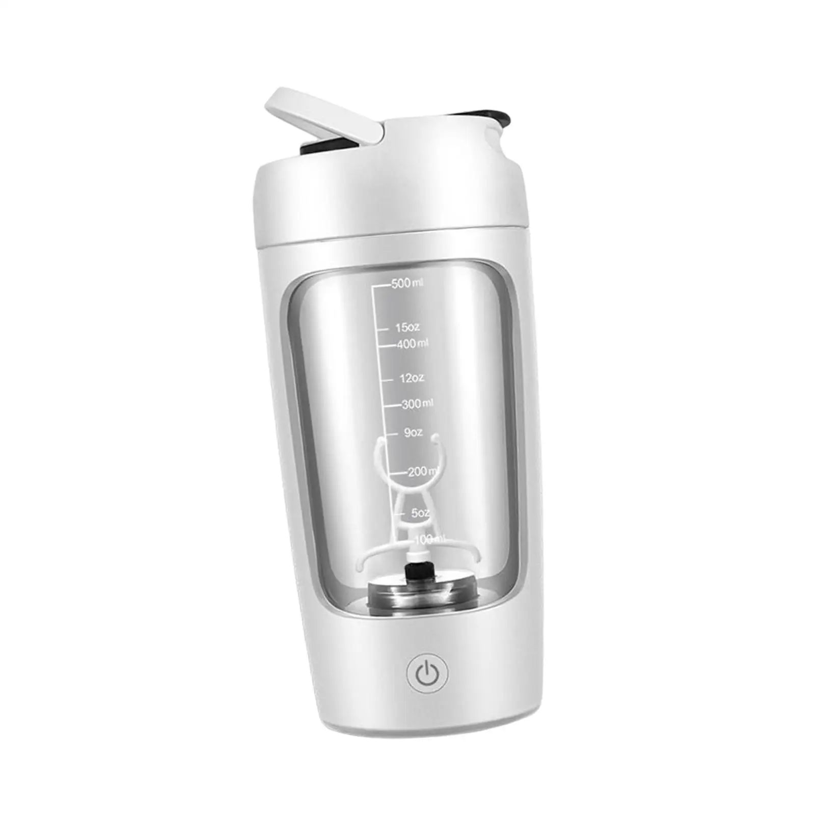 Riuulity Electric Protein Shaker Bottle, 650mL USB Charging Mixer