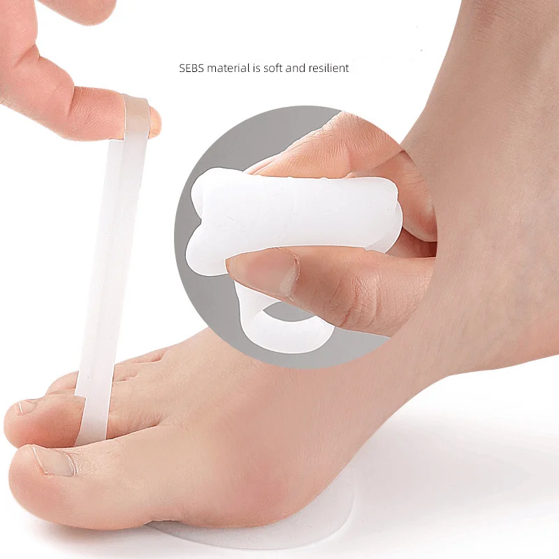 2Pcs=1Pair Silicone Relief Pain Foot Support Pads Forefoot Shoes Cushion Gel Pads Insoles Orthotic High Heel Elastic Non Slip