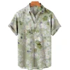 Oversized Shirt Hawaiian Beach Holiday Flower Painting Pattern Summer Casual Man Top Breathable Mens Design Clothing New 2