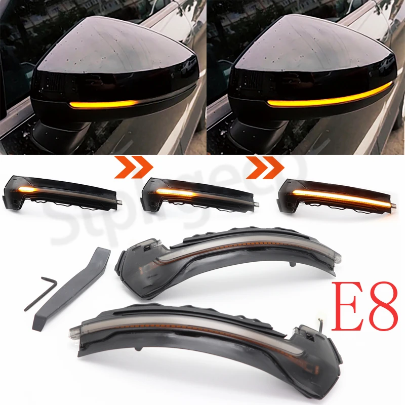 LED Dynamic Turn Signal Blinker with Flowing Water Effect