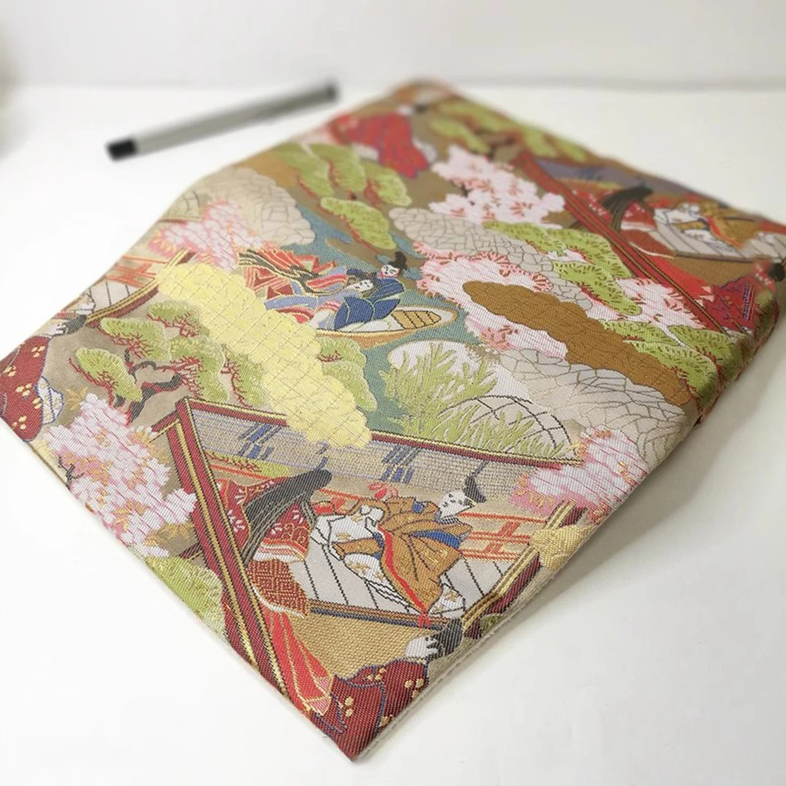 Handmade Fountain Pen Bag Brocade Pen Bag Exquisite with Ten Pocket Storage Bag 5