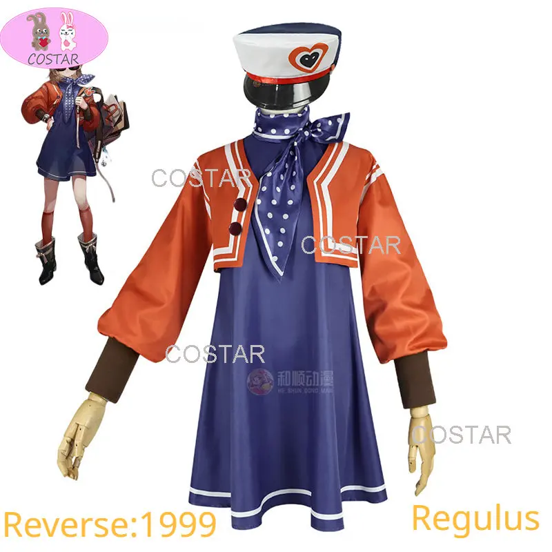 

COSTAR Game Reverse:1999 Regulus Cosplay Costume Women Dress Suit With Hat Halloween Cute Party Uniforms Anime Clothing