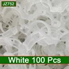 White 100 Pcs