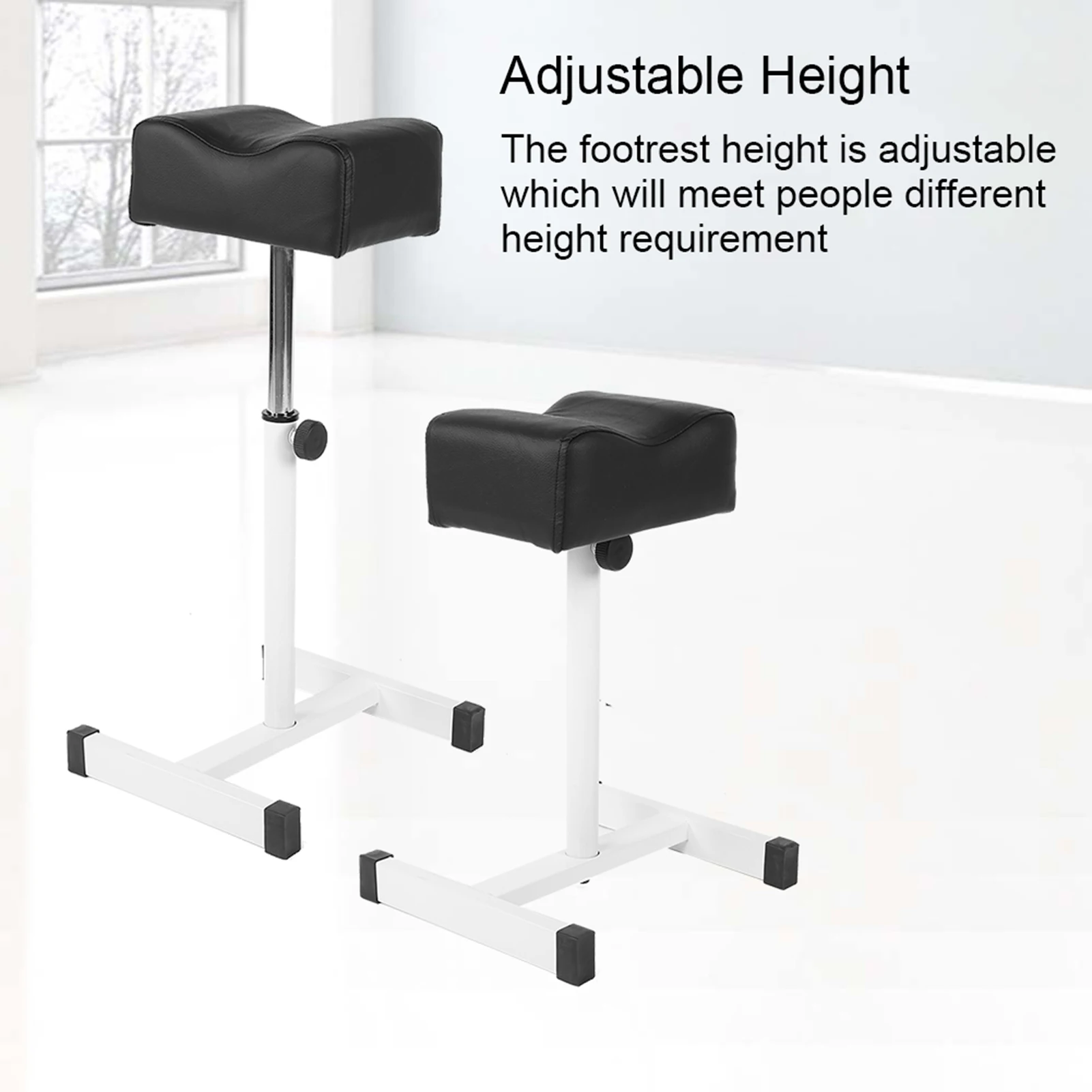 Manicure Footrest Adjustable Pedicure Nail Foot Rest Desk Salon Spa Equipment