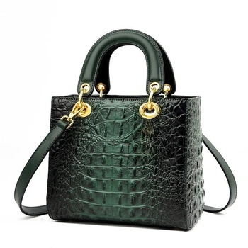 Hochwertige Luxusmarke Designer Leder handtaschen Umhängetasche für Frauen Handtasche Krokodil Taschen Geldbörsen Damen Umhängetaschen — изображение 5