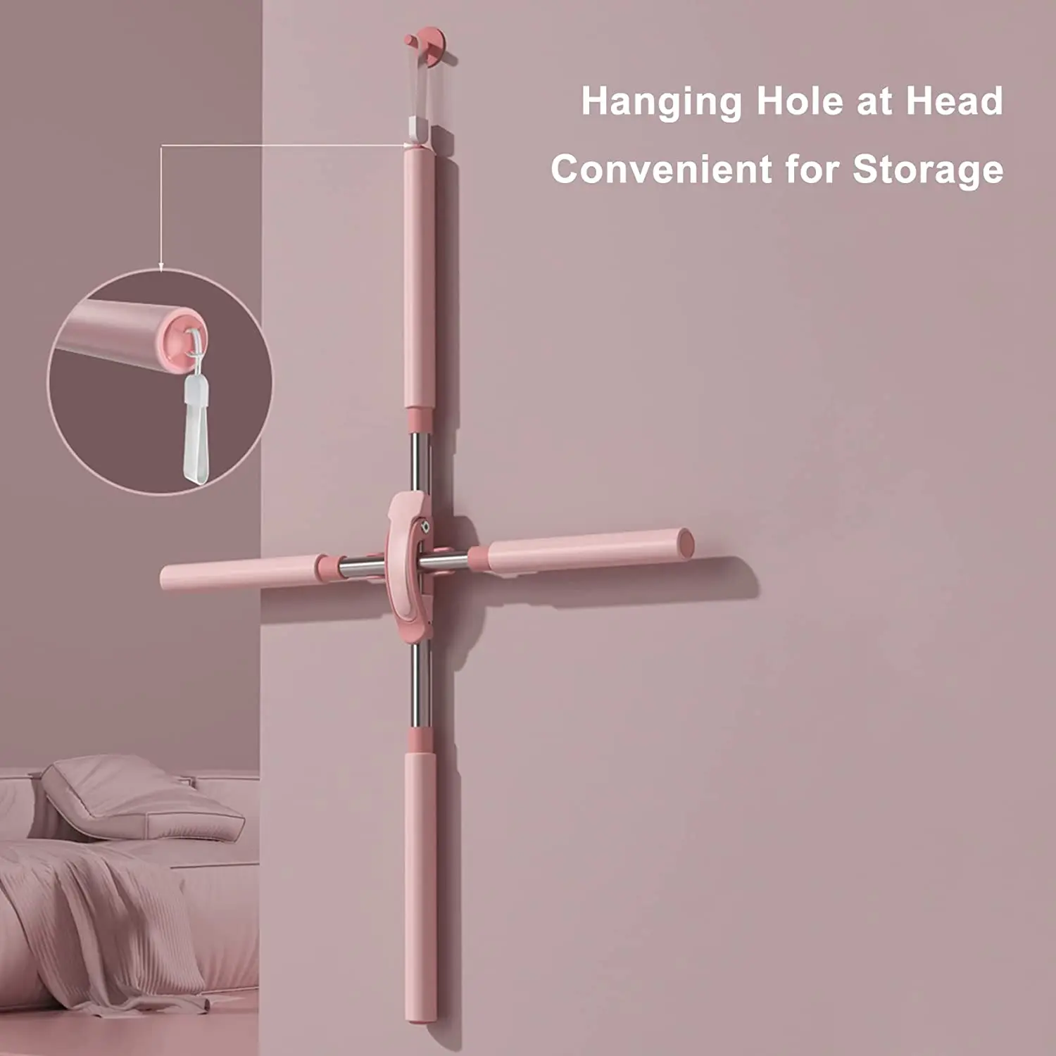 Yoga Hunchback Corrector Adjustable Stainless Steel Body Stick Cross Open Back Standing Training Stick Gym Home Sports Equipment 6