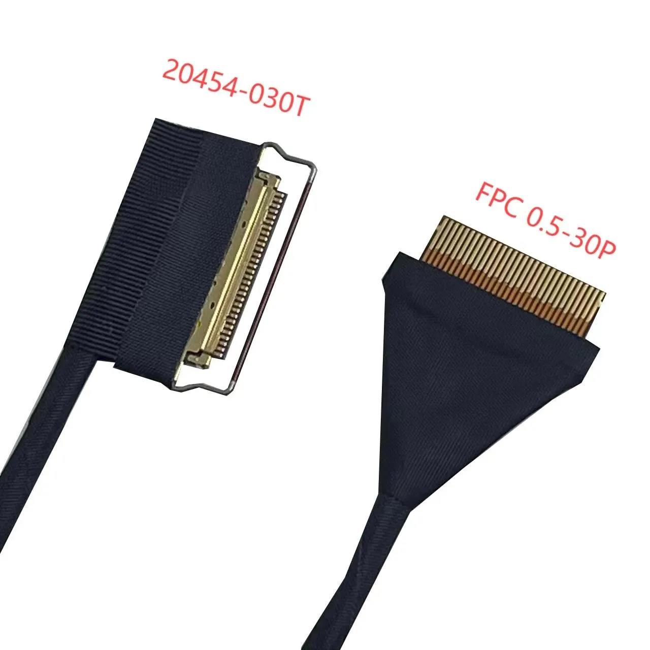 NEW EDP Screen Cable 20454 30pin To FPC 30pin connector micro coaxial bend 90&deg; EDP 4K to 1080P 4lane to 2lanes Lvds Cable