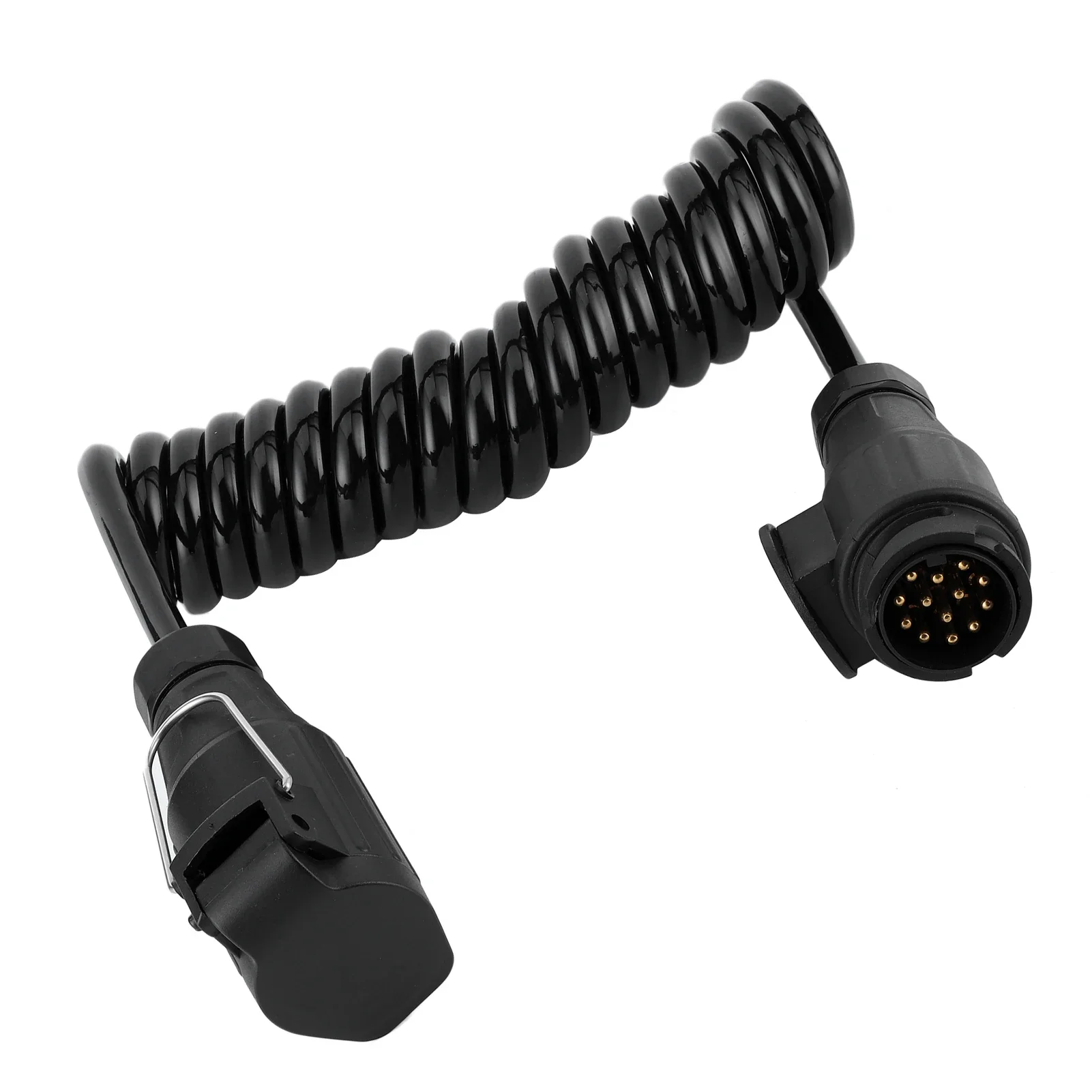 1Pc 13Pin To 13 Pin Plug Adapter Trailer Connector Towbar Towing Waterproof Plugs Socket Adapter For trailer RV car ship