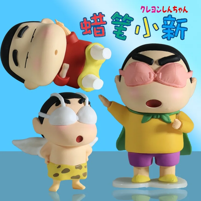 

Anime Crayon Shin-Chan Figurine Nohara Shinnosuke Action Figures Beeping Mouth Pvc Cute Collection Model Decoration Toy Gifts