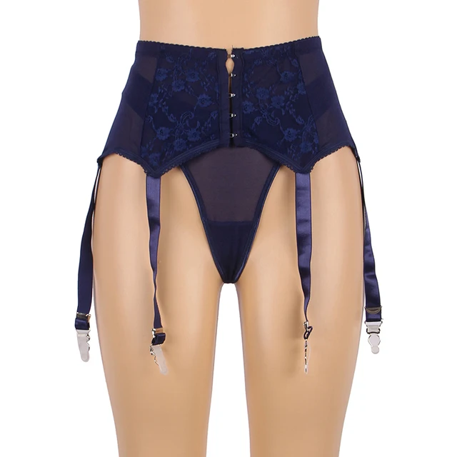 Set Reggicalze Donna Ohyeahlady In Pizzo | Con 4 Pinze Regolabili, Taglie Forti | Lingerie Sexy Per Serate Speciali - Foto 10