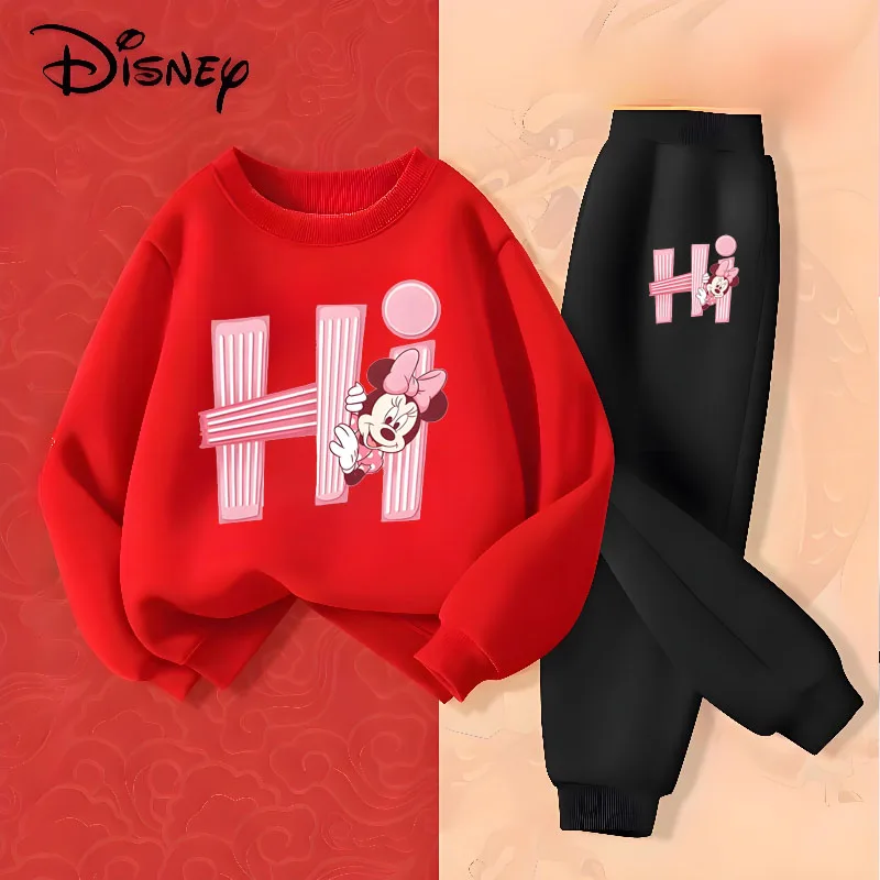 Girls Printed Hoodie Sweatshirt Set 4