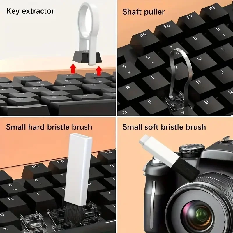 20 In 1 Multi Cleaning Kit Keyboard Cleaner Brush Bluetooth Earphones Cleaning Pen for Airpods Cleaning Tools Keycap Puller Kit 3