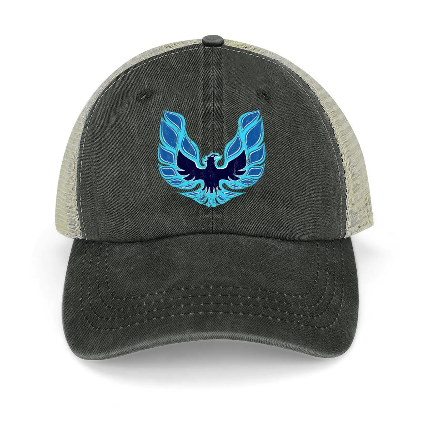 

Firechicken - Blue Trans Am Cowboy Hat hard hat Luxury Cap Beach Icon For Girls Men's