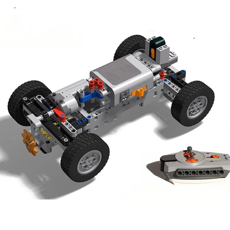

NEW High-tech 4WD Off-road Front Suspension System MOC Building Blocks Bricks Parts Kits RC Model Cars for kids Boys DIY Toys