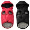 Dog Hooded Winter Jacket Soft Warm Fleece Velvet Puppy Vest Coat  Pet Dog Hat Clothes Cold Proof Winter Padded Yorkies Costume 4