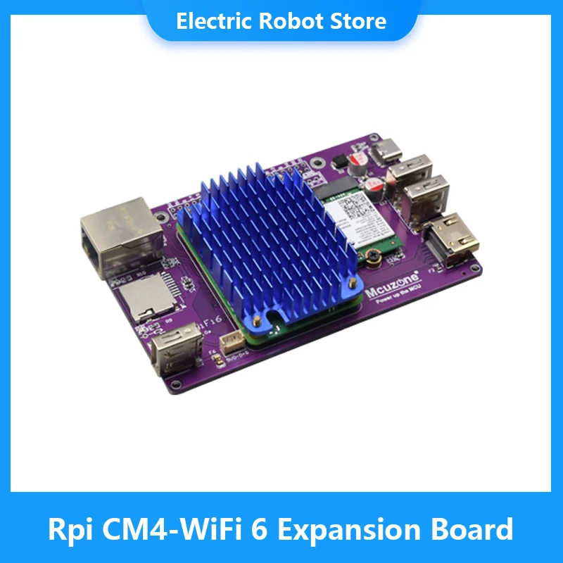 

CM4 based wifi6 WiFi 6E expansion board,Raspberry Pi Compute Module 4, Intel AX200 AX210 PCIe M.2 A Key
