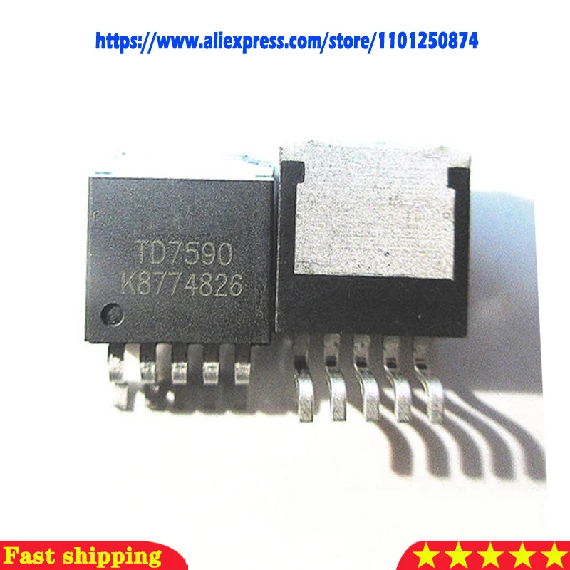 5Pcs Td7590 To-263 7590 To263 5A 240Khz 36V Pwm Buck Dc Dc Converter