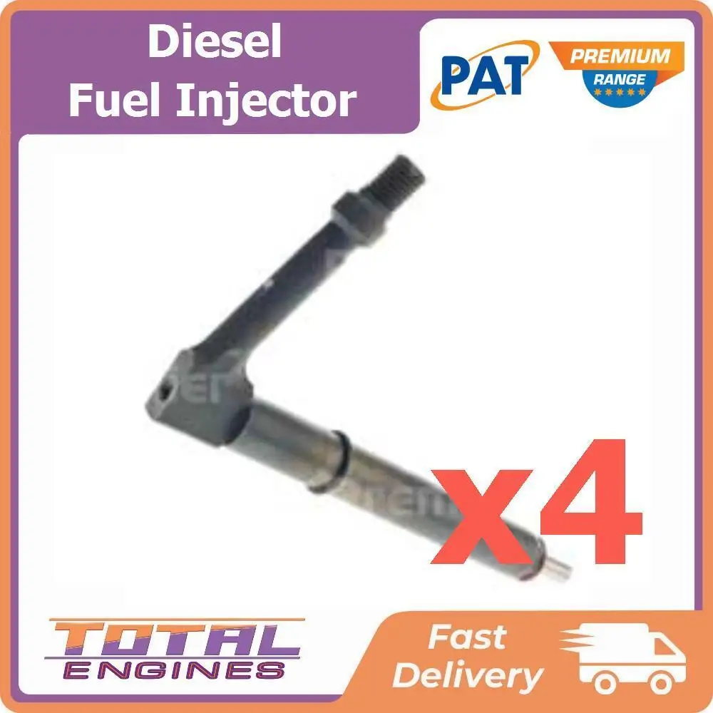 

4x PAT Premium Diesel Fuel Injector fits Nissan Navara D22 3.0L 4Cyl ZD30DDT