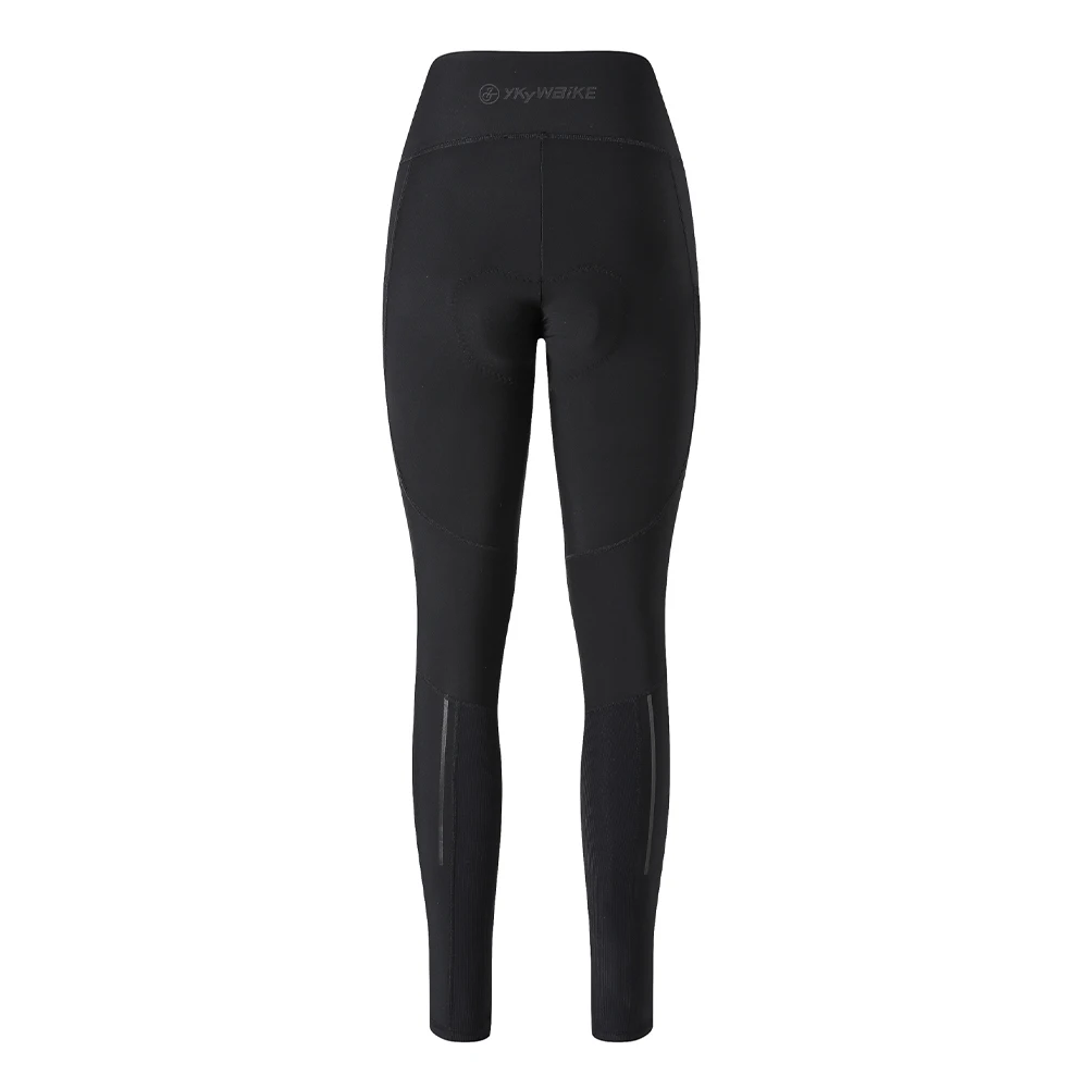 Women's Cycling Trousers Winter tights with pad Thermal Mountain Bike Pants Bicycle Tights Cycling Pants 2 pockets