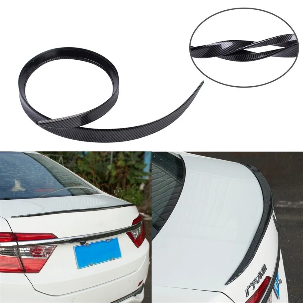 1,2 m Universal Dachs poiler Auto-Styling Spoiler Heckspoiler DIY Refit Spoiler  Heckflügel Lippen verkleidung Aufkleber von allen Autos geeignet -  AliExpress