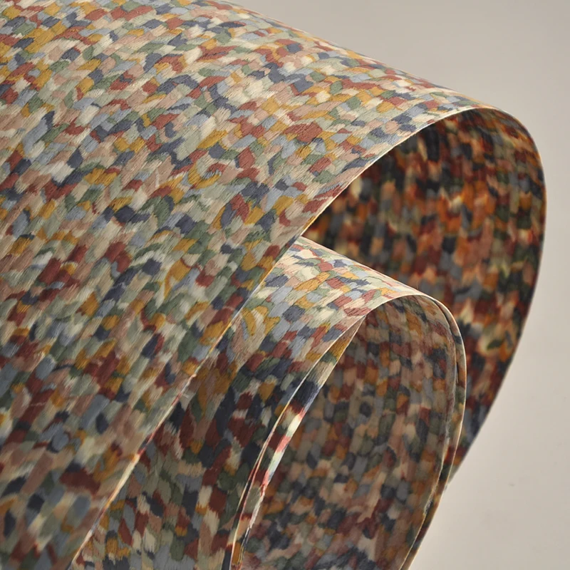 

Greenland New Design Artificial Engineered Colorful Wood Veneer For Jewel Box Door Table Skin
