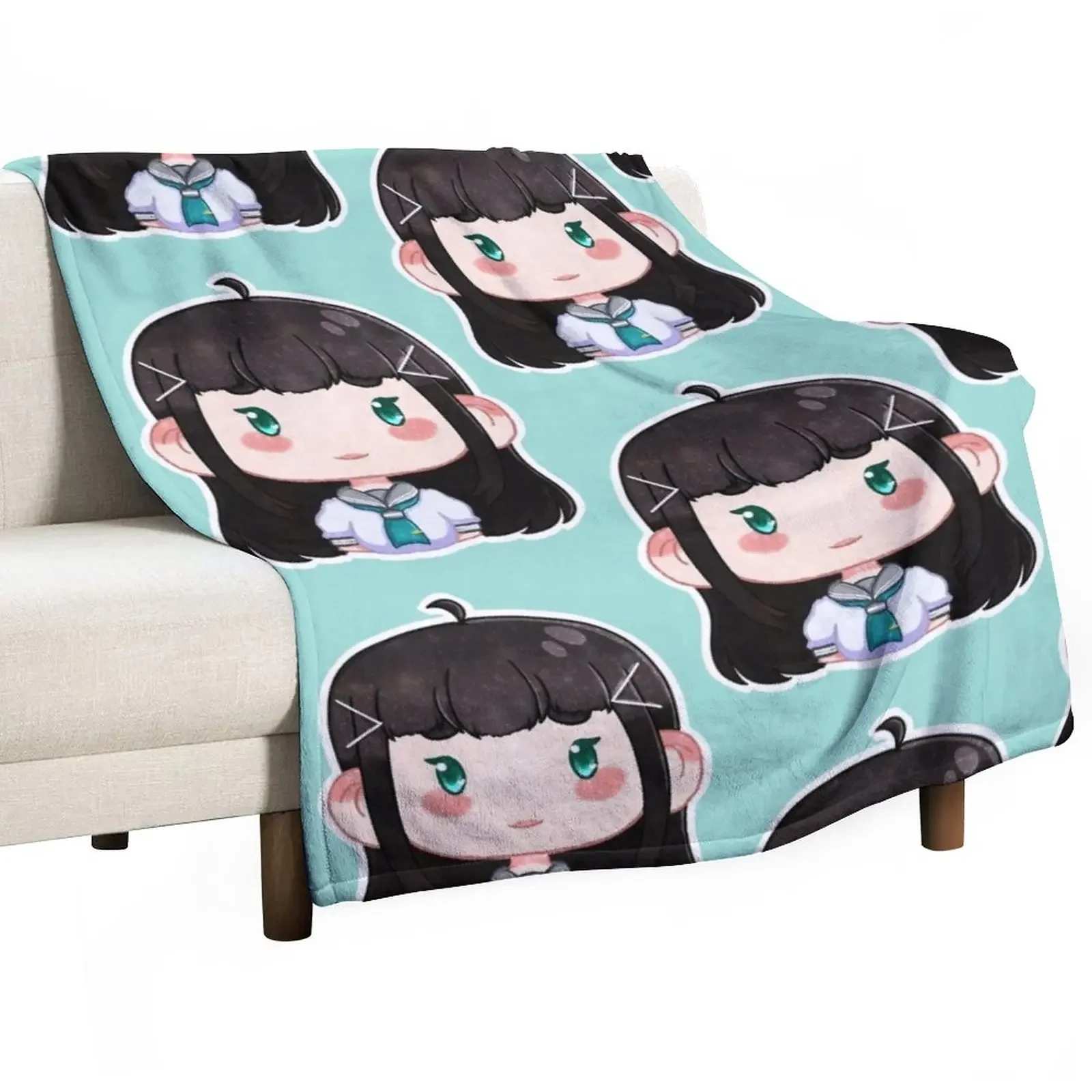 

Love Live sunshine!! - Dia Kurosawa Throw Blanket Luxury Throw Decorative Beds Fashion Sofas blankets and throws Blankets
