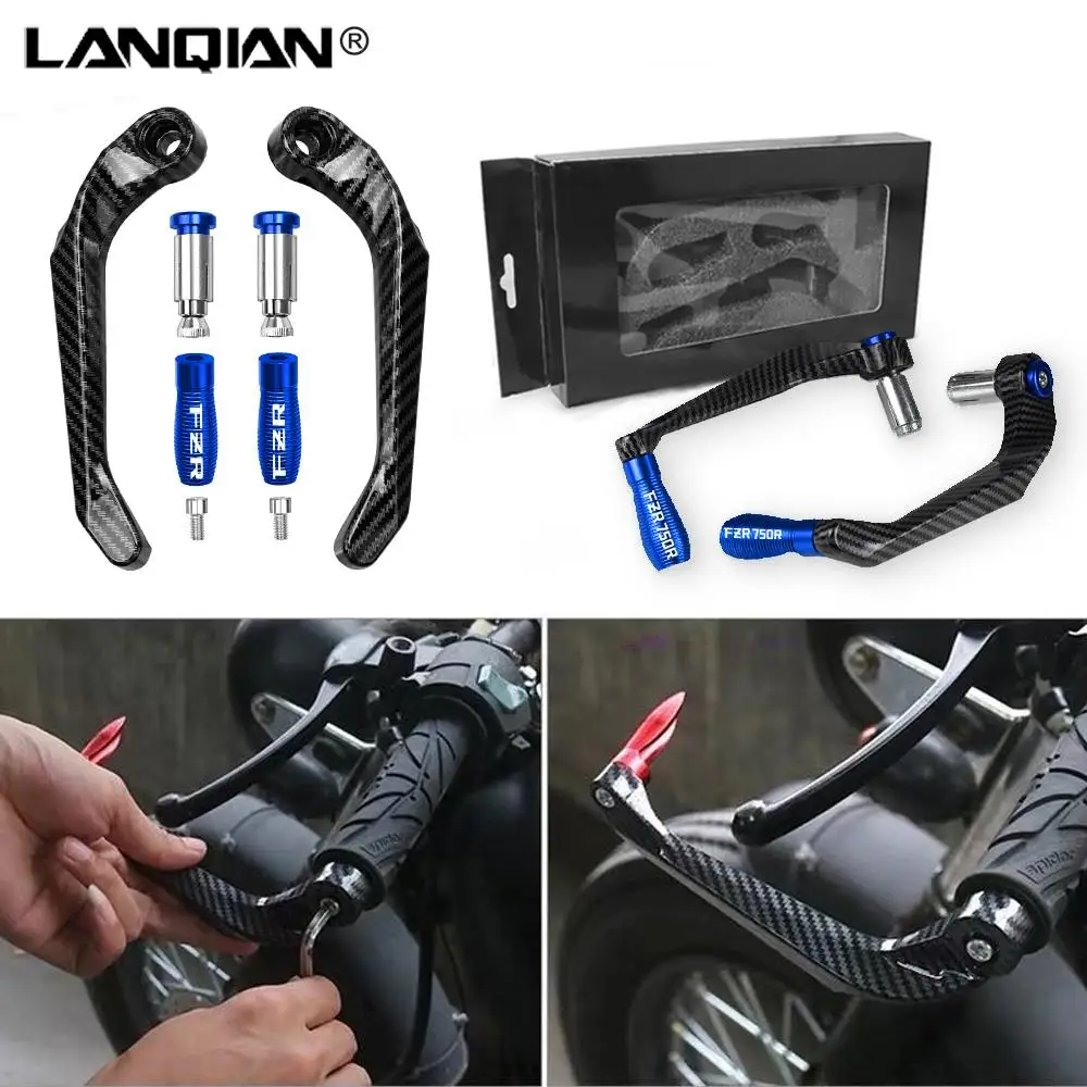 

Universal 7/8" Motorcycle Handlebar Brake Clutch Lever Guards Falling Protector For YAMAHA FZR FZR750R FZR750RGENESIS 1987-1998